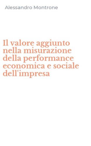 Il valore aggiunto nella misurazione della performance economica e sociale dell'impresa