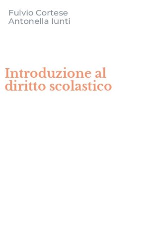 Introduzione al diritto scolastico