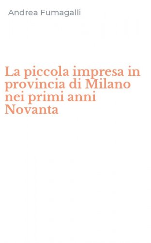 La piccola impresa in provincia di Milano nei primi anni Novanta
