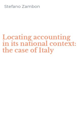Locating accounting in its national context: the case of Italy