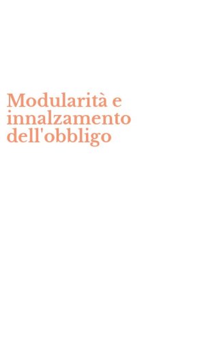 Modularit&agrave; e innalzamento dell'obbligo