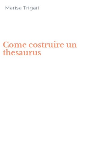 Come costruire un thesaurus