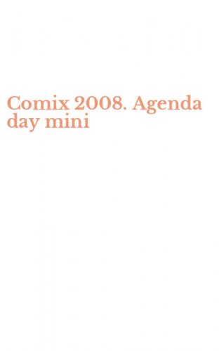 Comix 2008. Agenda day mini