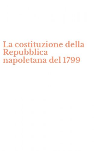 La costituzione della Repubblica napoletana del 1799
