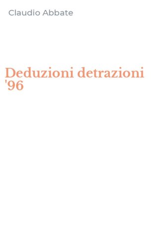 Deduzioni detrazioni '96