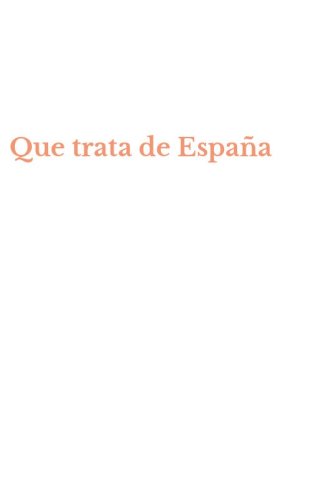 Que trata de Espa&ntilde;a