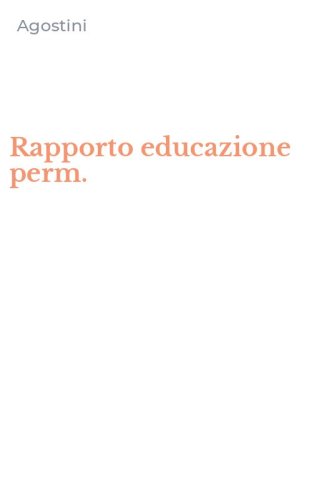 Rapporto educazione perm.