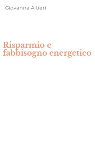 Risparmio e fabbisogno energetico