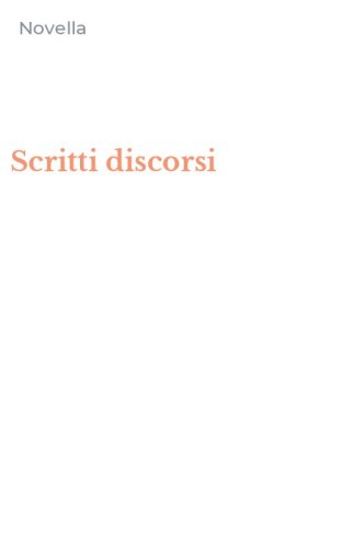 Scritti discorsi