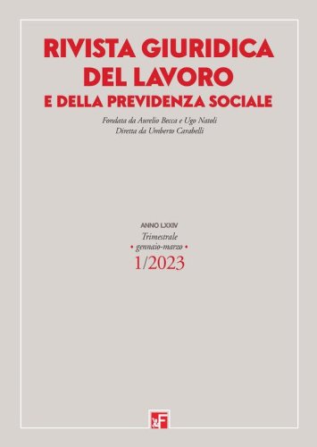 Rivista giuridica del lavoro e della previdenza sociale