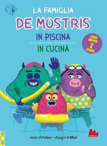 La famiglia De Mostris in piscina-In cucina