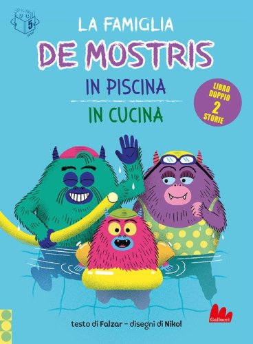 La famiglia De Mostris in piscina-In cucina