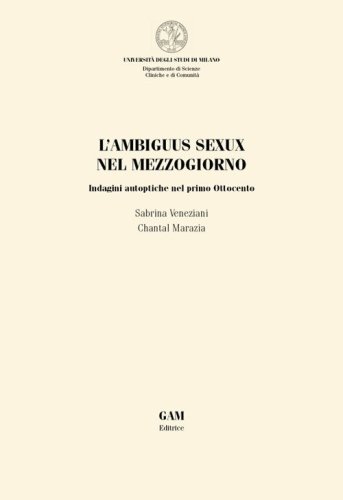 L'ambiguus sexux nel Mezzogiorno. Indagini autoptiche nel primo Ottocento