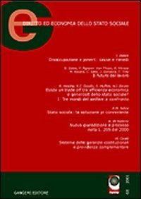 GE. Diritto ed economia dello Stato sociale