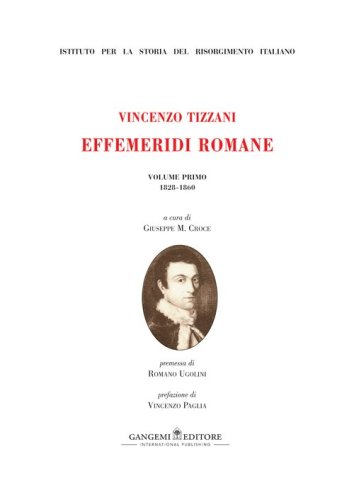 Vincenzo Tizzani. Effemeridi Romane