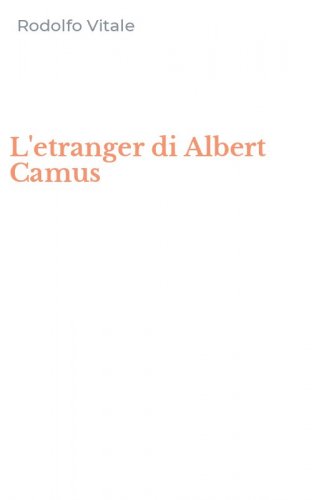 L'etranger di Albert Camus