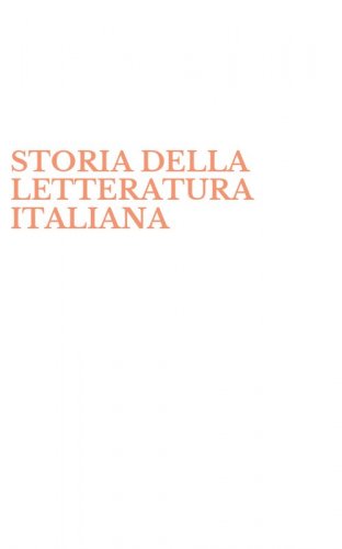 STORIA DELLA LETTERATURA ITALIANA