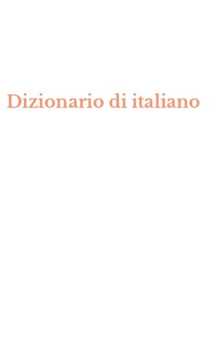 Dizionario di italiano