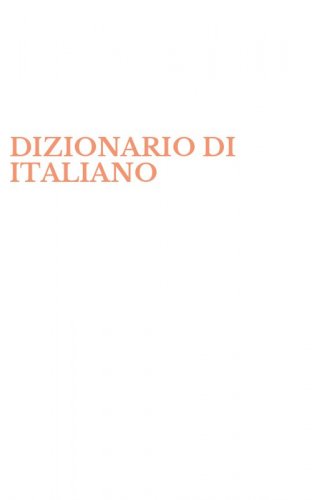 DIZIONARIO DI ITALIANO