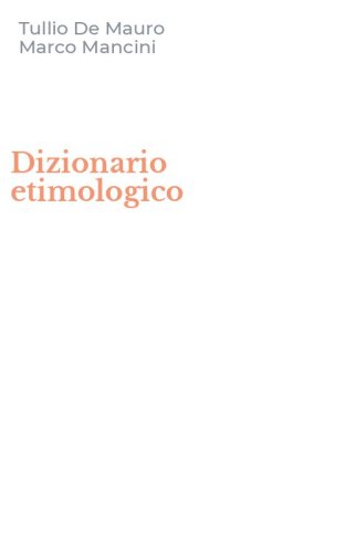 Dizionario etimologico