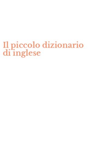 Il piccolo dizionario di inglese