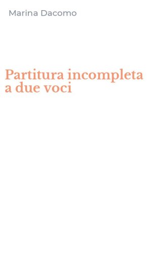 Partitura incompleta a due voci