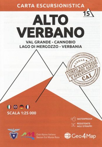 115 Alto Verbano. Carta escursionistica 1:25.000
