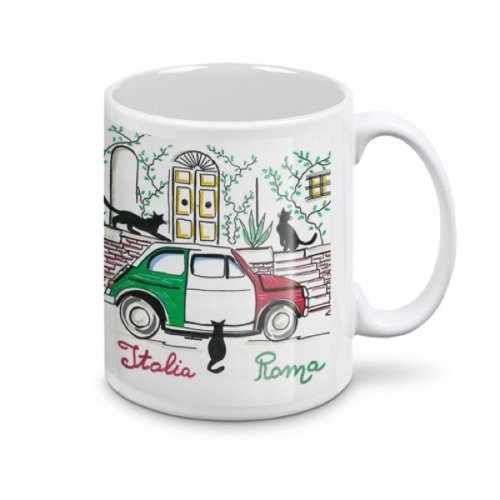 TAZZA CINQUECENTO TRICOLORE