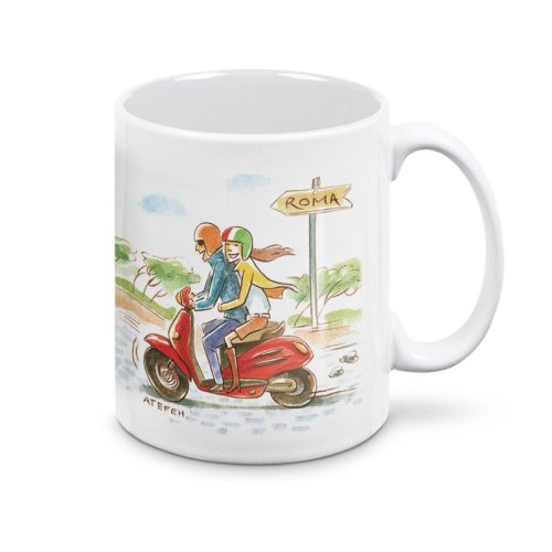 TAZZA VESPA ROMA