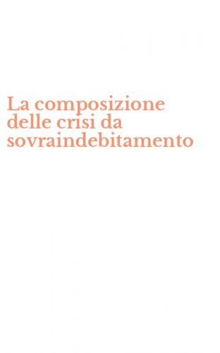 La composizione delle crisi da sovraindebitamento