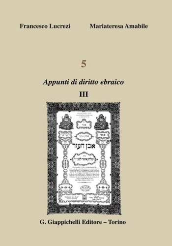 5. Appunti di diritto ebraico