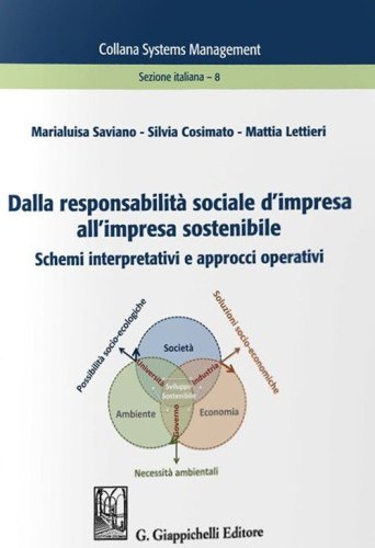 Dalla responsabilit&agrave; sociale d'impresa all'impresa sostenibile. Schemi interpretativi e approcci operativi