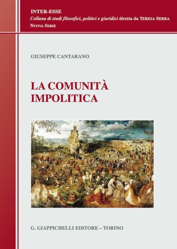 La comunit&agrave; impolitica