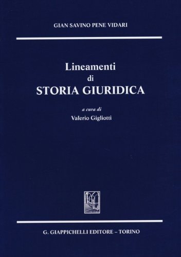 Lineamenti di storia giuridica