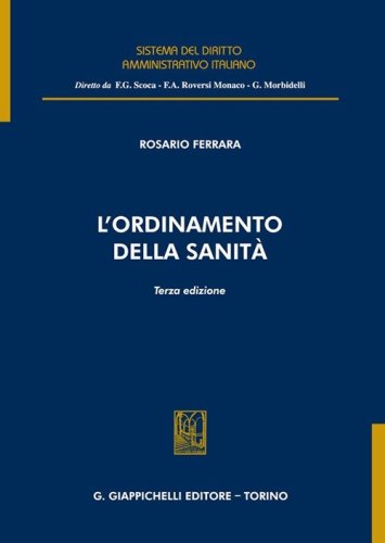 L'ordinamento della sanit&agrave;
