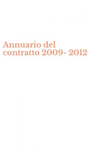 Annuario del contratto 2009-2012