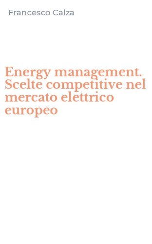 Energy management. Scelte competitive nel mercato elettrico europeo