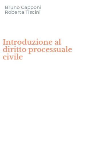 Introduzione al diritto processuale civile