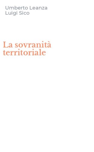 La sovranit&agrave; territoriale