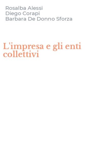 L'impresa e gli enti collettivi