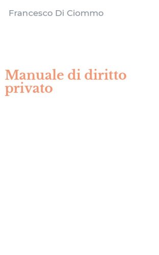 Manuale di diritto privato