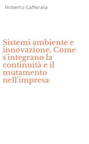 Sistemi ambiente e innovazione. Come s'integrano la continuit&agrave; e il mutamento nell'impresa
