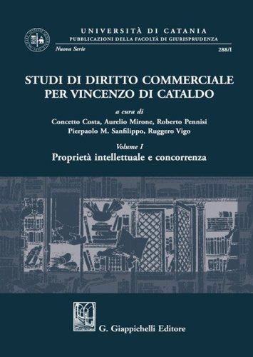 Studi di diritto commerciale per Vincenzo Di Cataldo