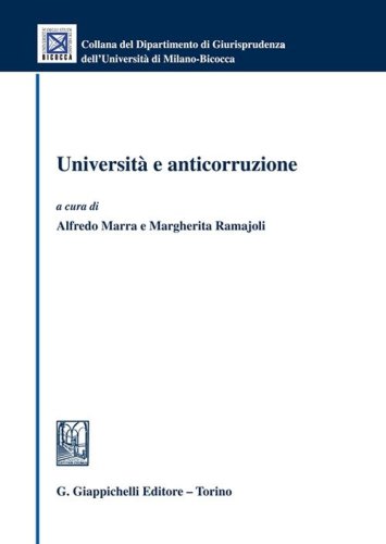 Universit&agrave; e anticorruzione