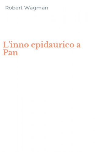 L'inno epidaurico a Pan