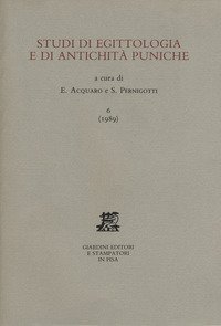 Studi di egittologia e antichit&agrave; puniche