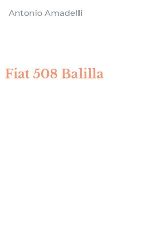 Fiat 508 Balilla