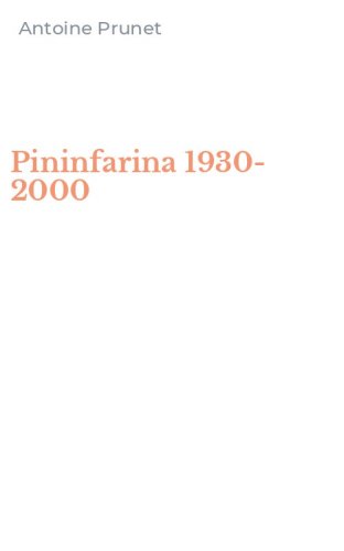 Pininfarina 1930-2000
