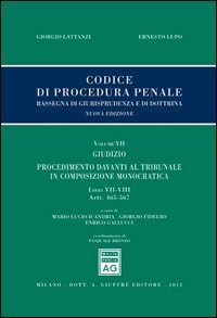 Codice di procedura penale. Rassegna di giurisprudenza e di dottrina
