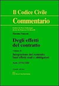 Degli effetti del contratto. Artt. 1374-1381